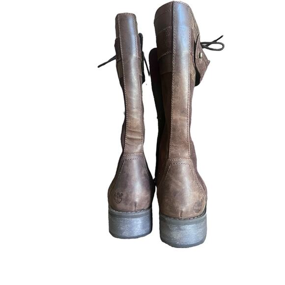 Timberland Women's WENHAM Zipper BROWN Mid Leather - Picture 5 of 9